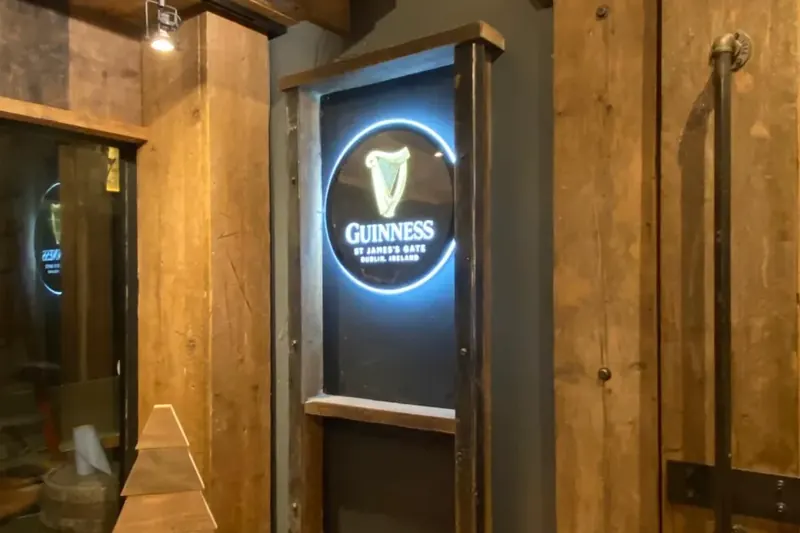Bar and cellar feature lighting