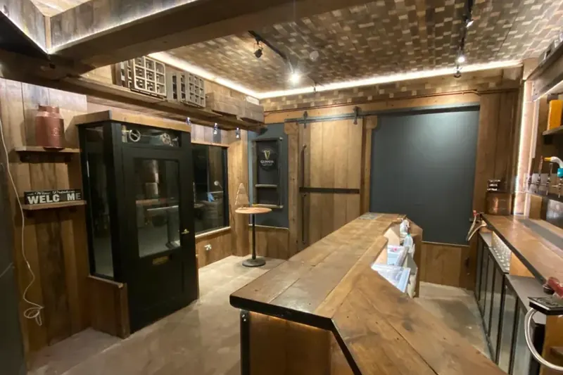 Bar and cellar feature lighting