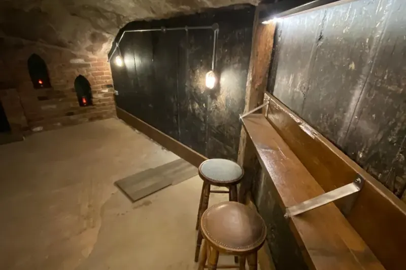 Bar and cellar feature lighting