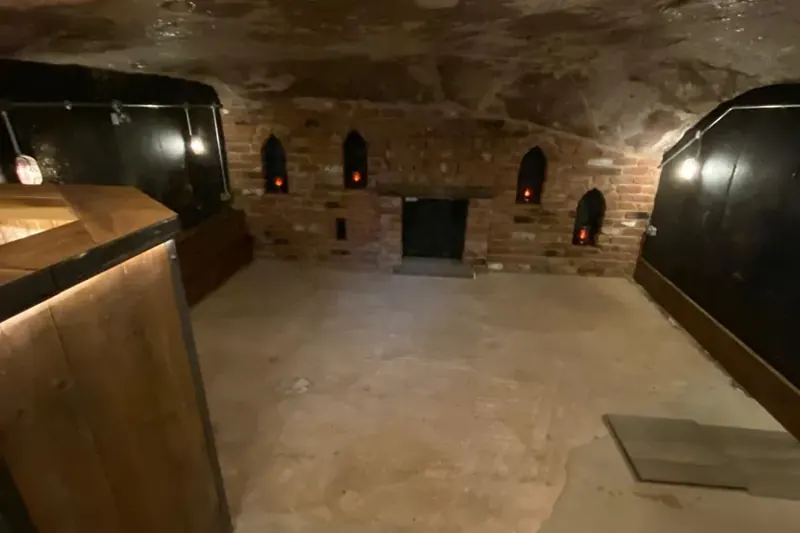 Bar and cellar feature lighting