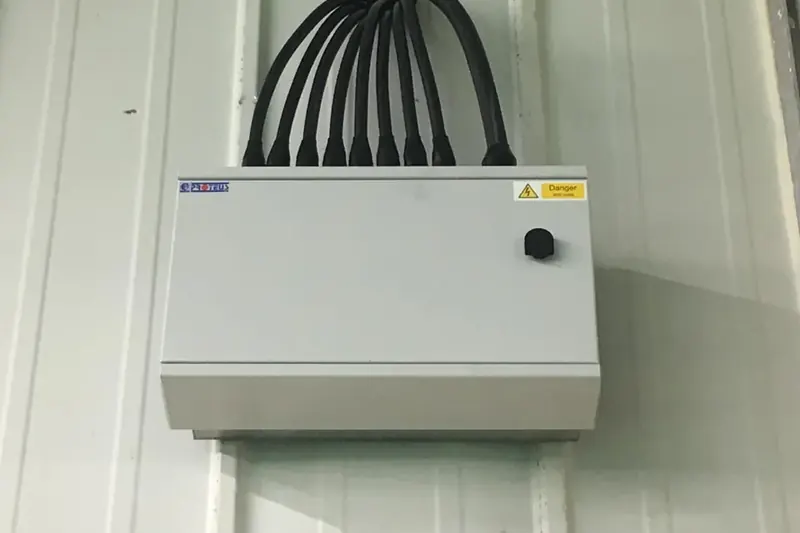 Distribution board and external supplies