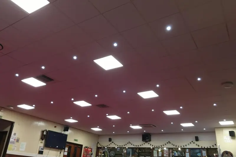 Function-room lighting refurbishment