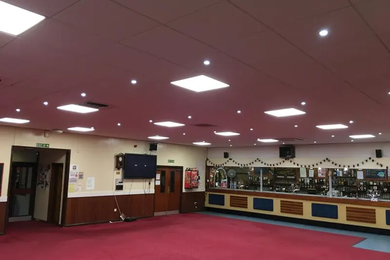 Function-room lighting refurbishment