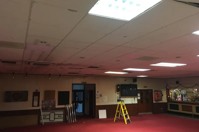 Function-room lighting refurbishment