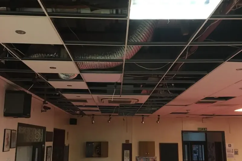 Function-room lighting refurbishment