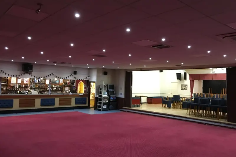 Function-room lighting refurbishment