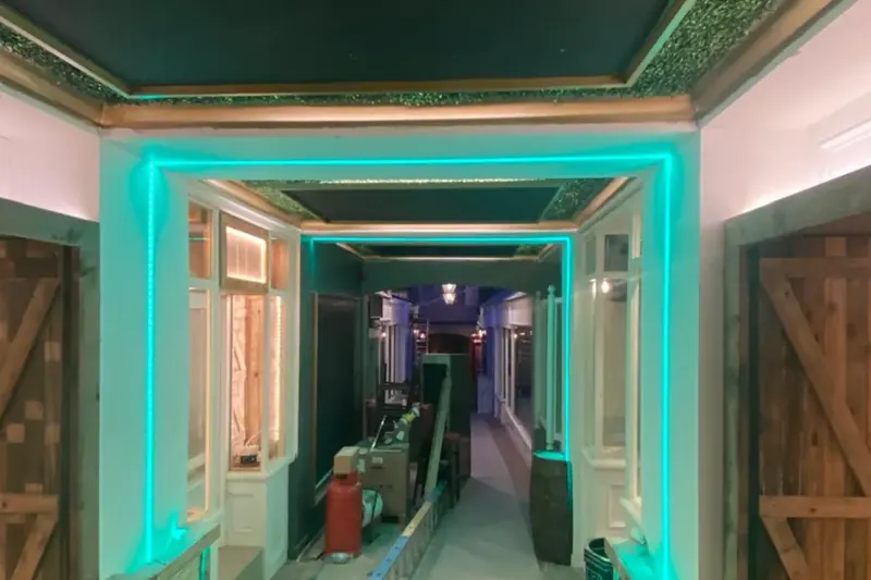 Hospitality feature lighting and LED strips