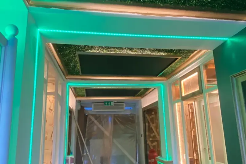 Hospitality feature lighting and LED strips