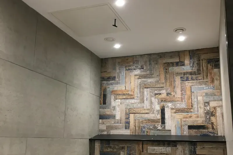 Hospitality washroom lighting and hand dryers