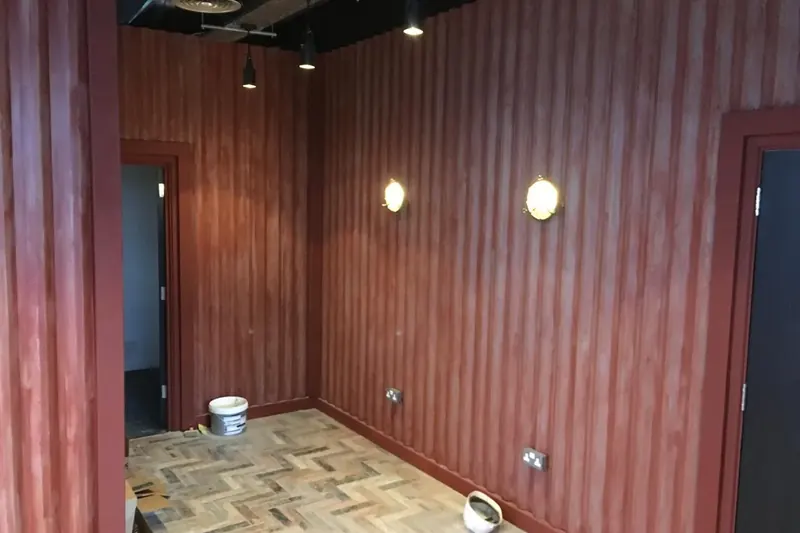 Hospitality washroom lighting and hand dryers