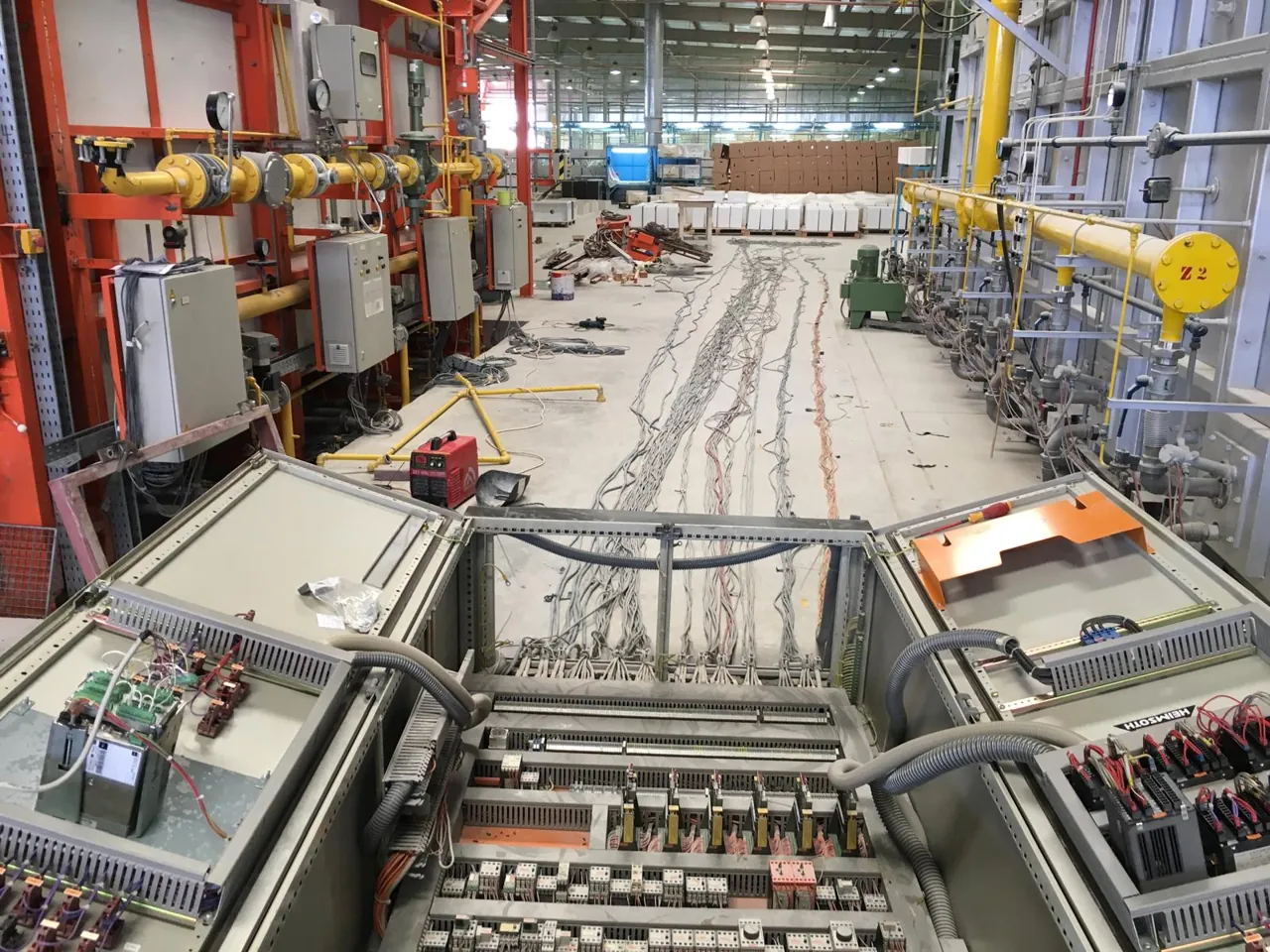 Industrial control equipment and cabling