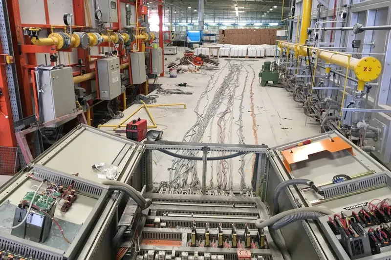 Industrial control equipment and cabling