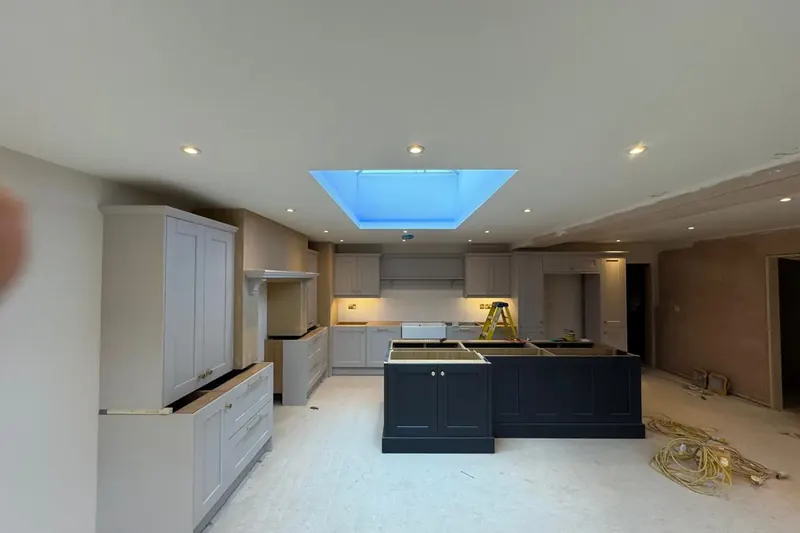 Kitchen downlights and feature lighting