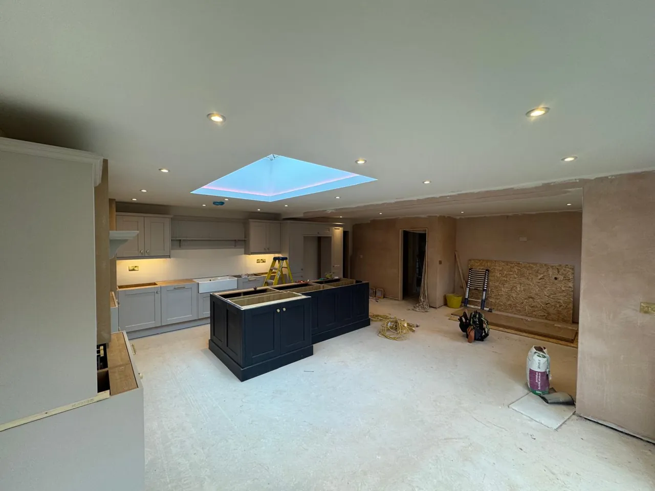 Kitchen downlights and feature lighting