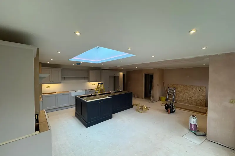 Kitchen downlights and feature lighting