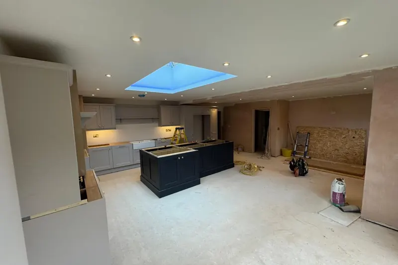 Kitchen downlights and feature lighting