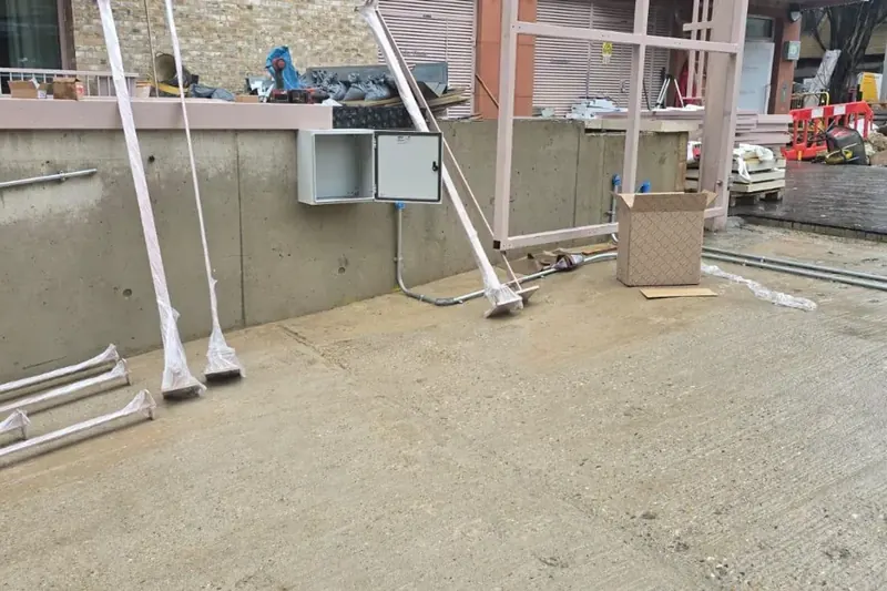 Outdoor conduit and enclosure installation