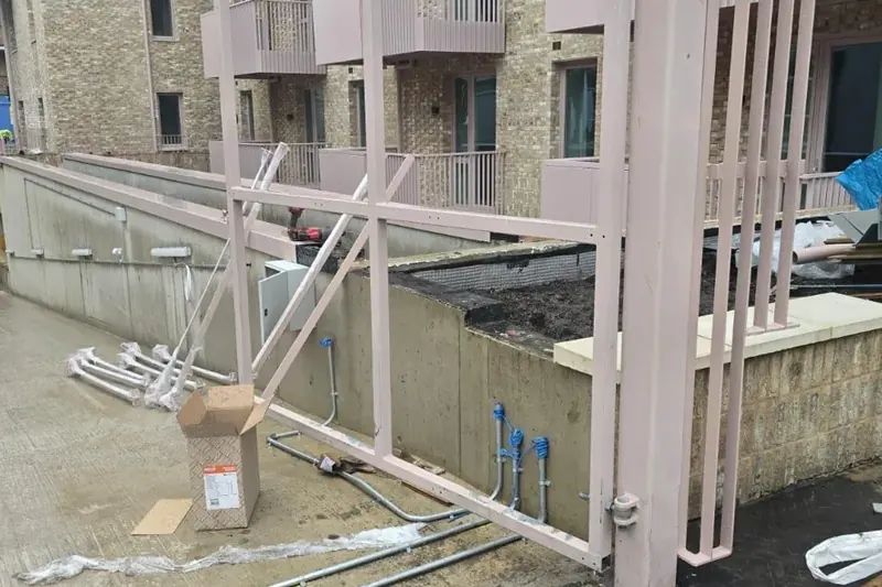 Outdoor conduit and enclosure installation