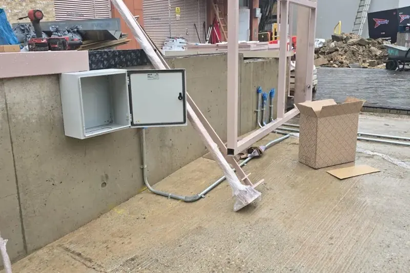Outdoor conduit and enclosure installation