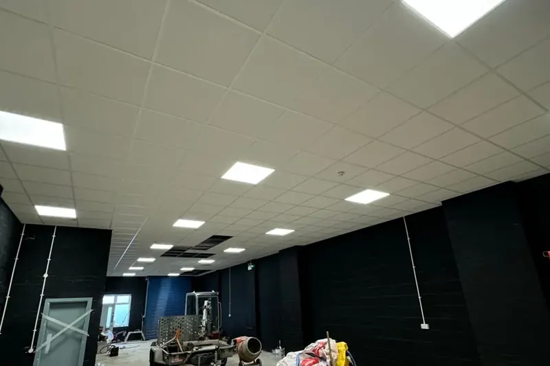 Warehouse lighting and emergency exit lighting