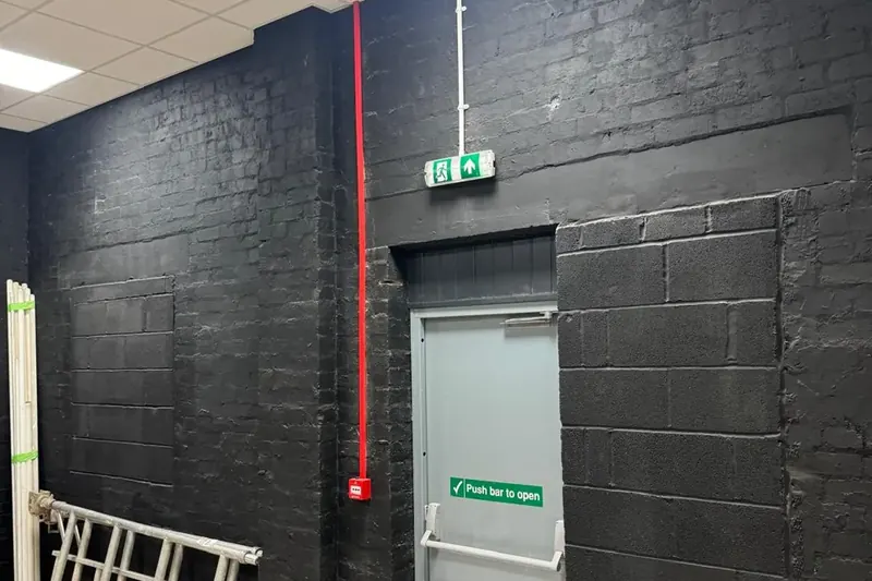 Warehouse lighting and emergency exit lighting